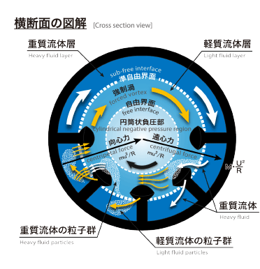 横断面の図解