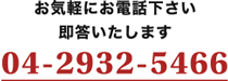 電話04-2932-5466